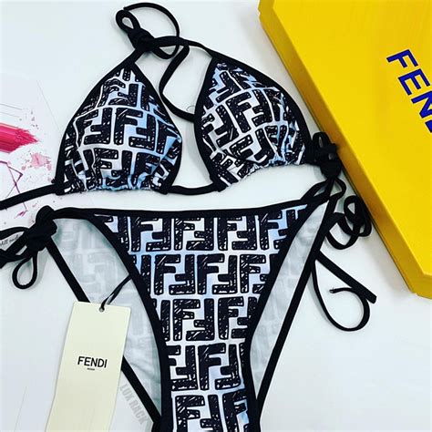 fendi 2 piece bathing suit|fendi swimsuit size 50.